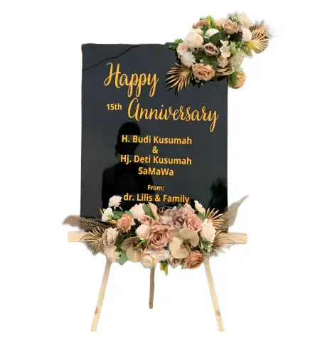 Papan Bunga Akrilik Pacarkeling