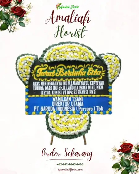 Papan Bunga Duka Pacarkeling